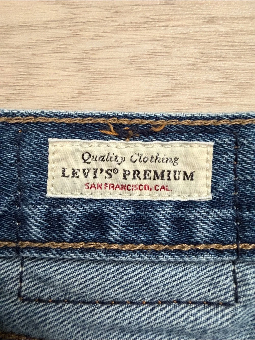 Levi's Men's Baggy Boot Jeans — Faded Blue Denim